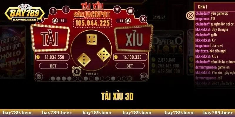 Tài Xỉu 3d Bay789 Cuốn Hút Với Nhiều Ưu Điểm Nổi Bật